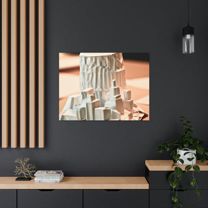 "Urban Sculpture in 3-Dimensions" - Canvas