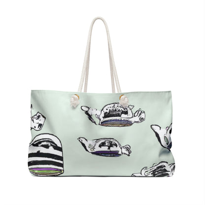 "A Purr-fectly Precious Tea Party Parade" - Die Alien Weekender Bag