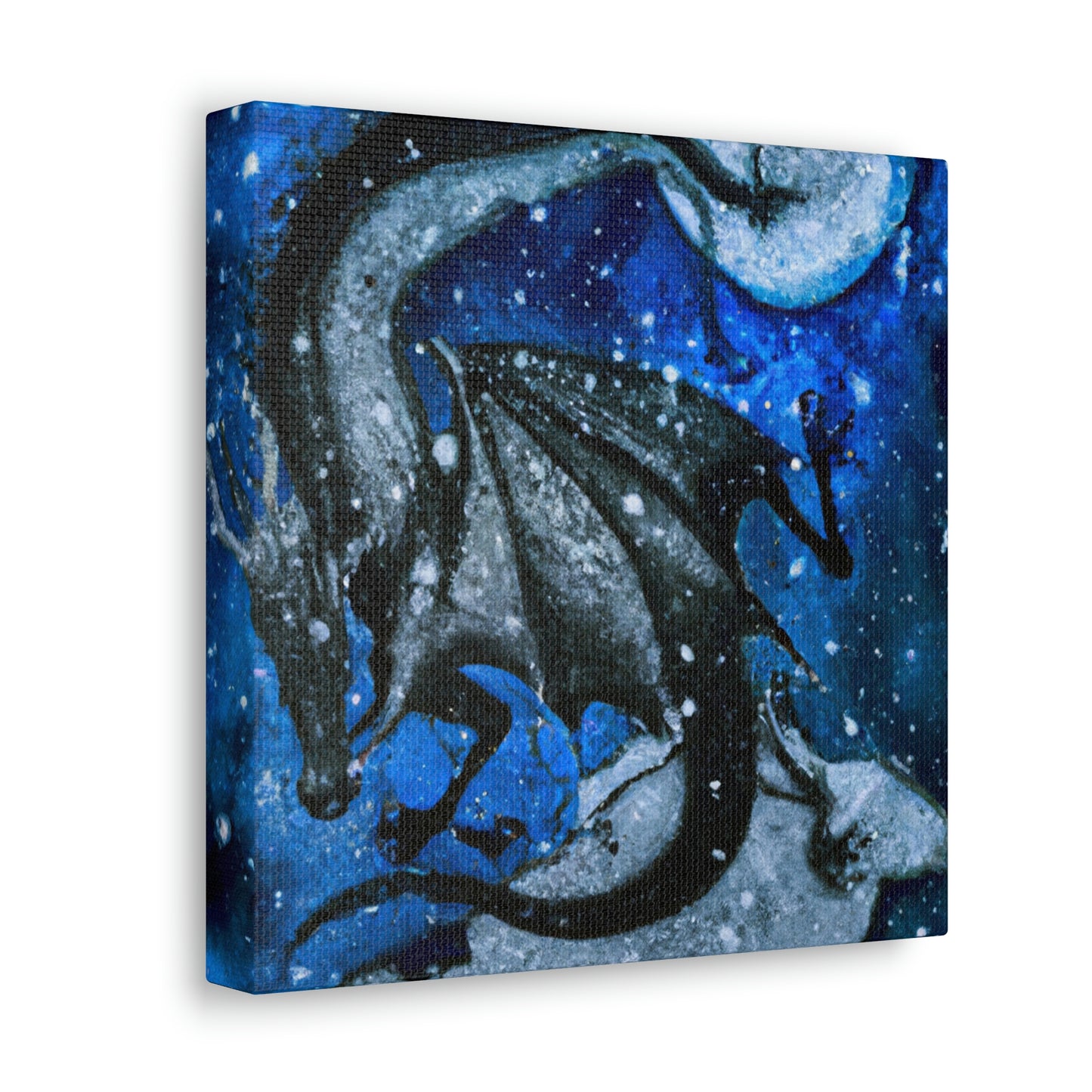 "Frosted Moonlight Dragon" - The Alien Canva