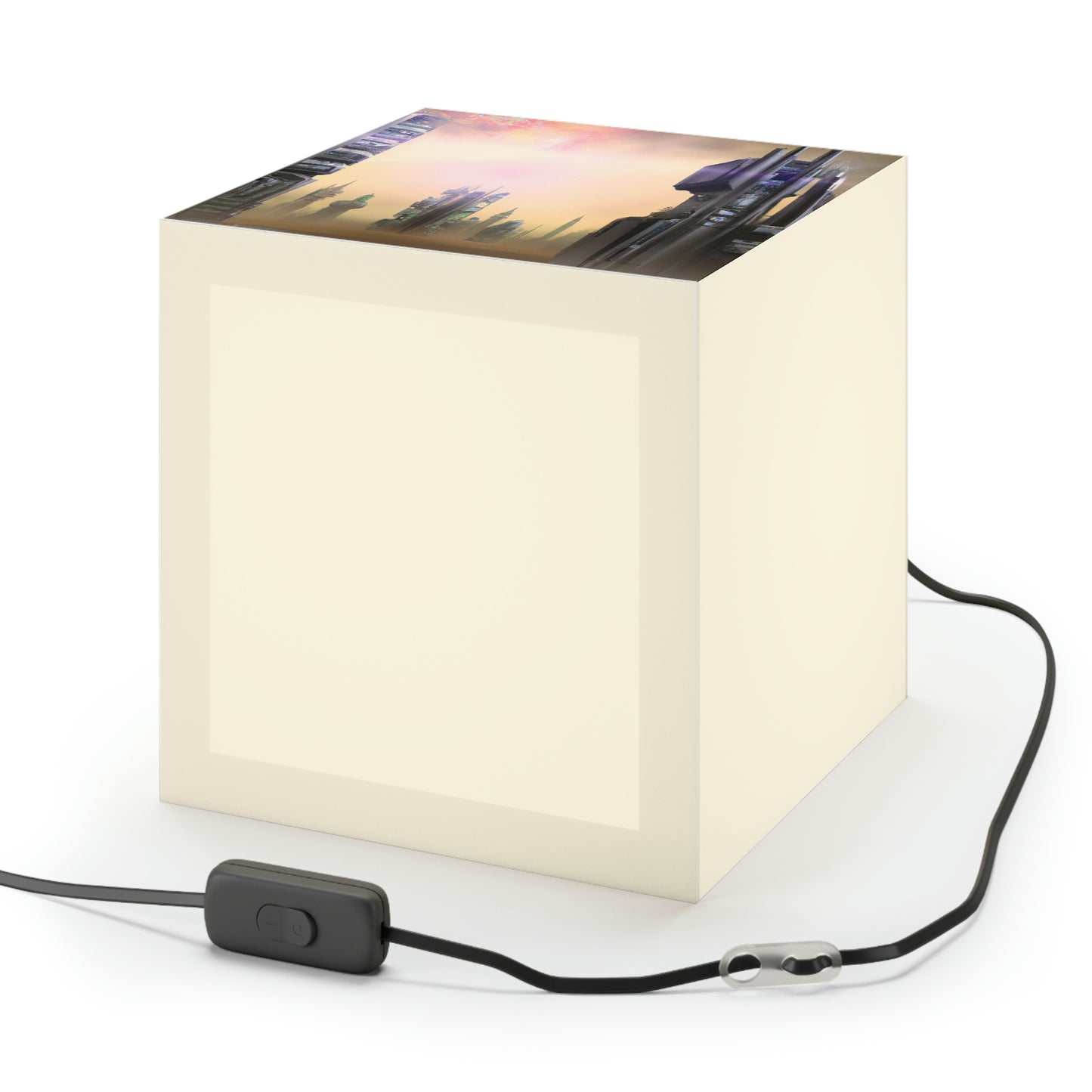 "Lost in the Cosmic Mist" - The Alien Light Cube Lamp