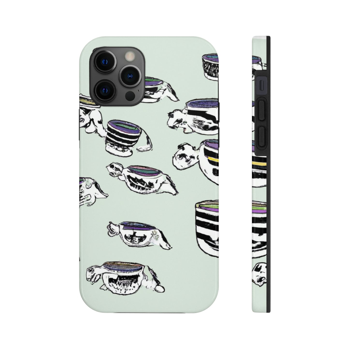 "A Purr-fectly Precious Tea Party Parade" - The Alien Tough Phone Cases