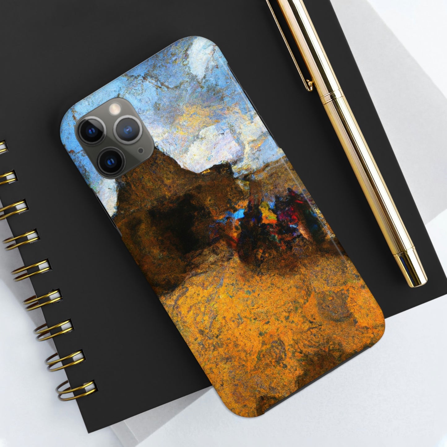 "Dusty Pilgrims at the Forgotten Shrine" - The Alien Tough Phone Cases