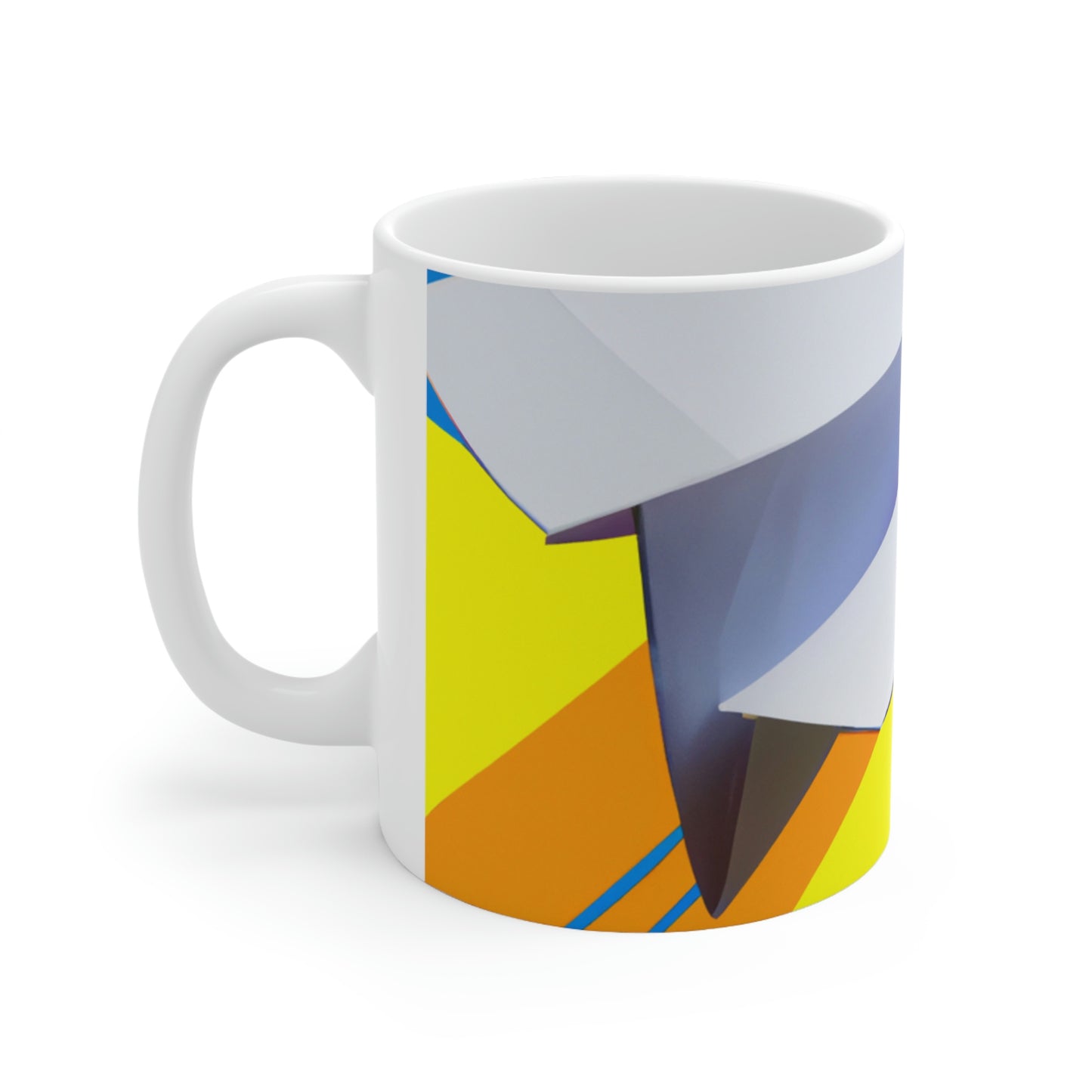 "A Flight of Color" - The Alien Ceramic Mug 11 oz