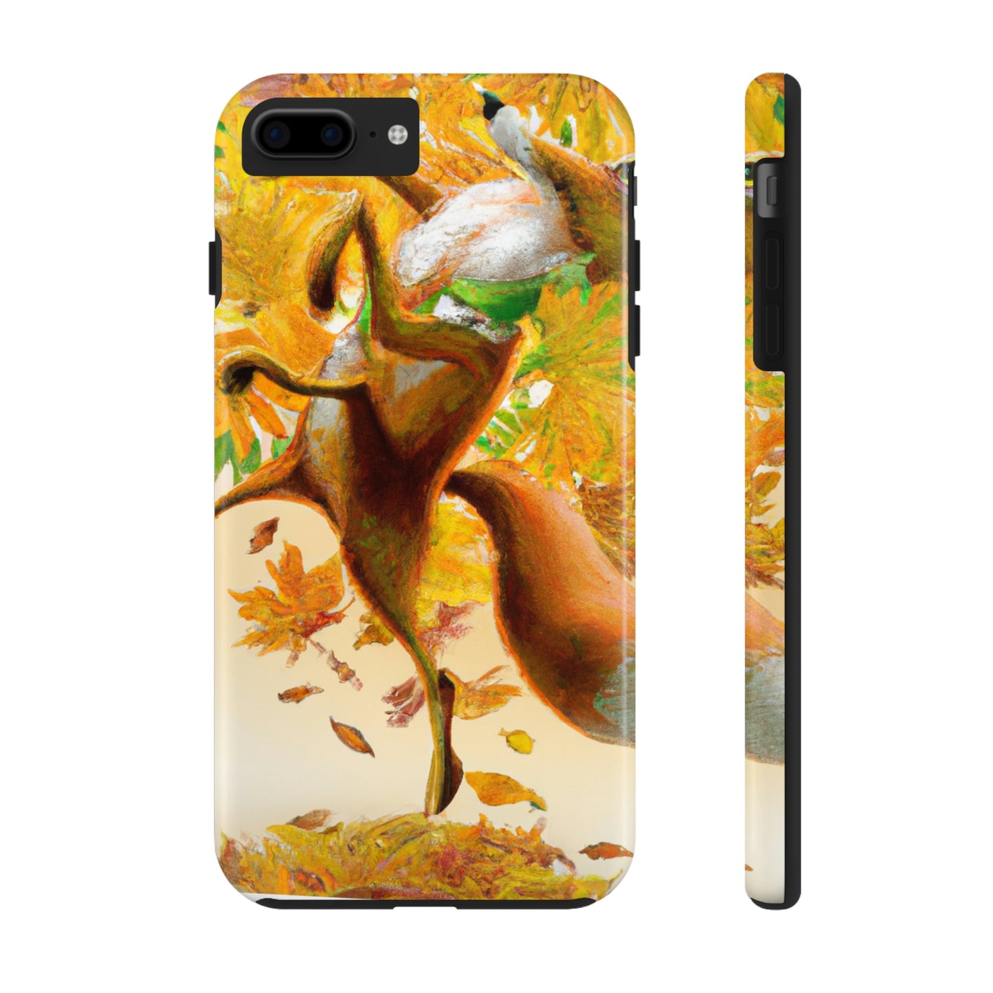 "Autumnal Adventure: A Fox's Mischief" - The Alien Tough Phone Cases