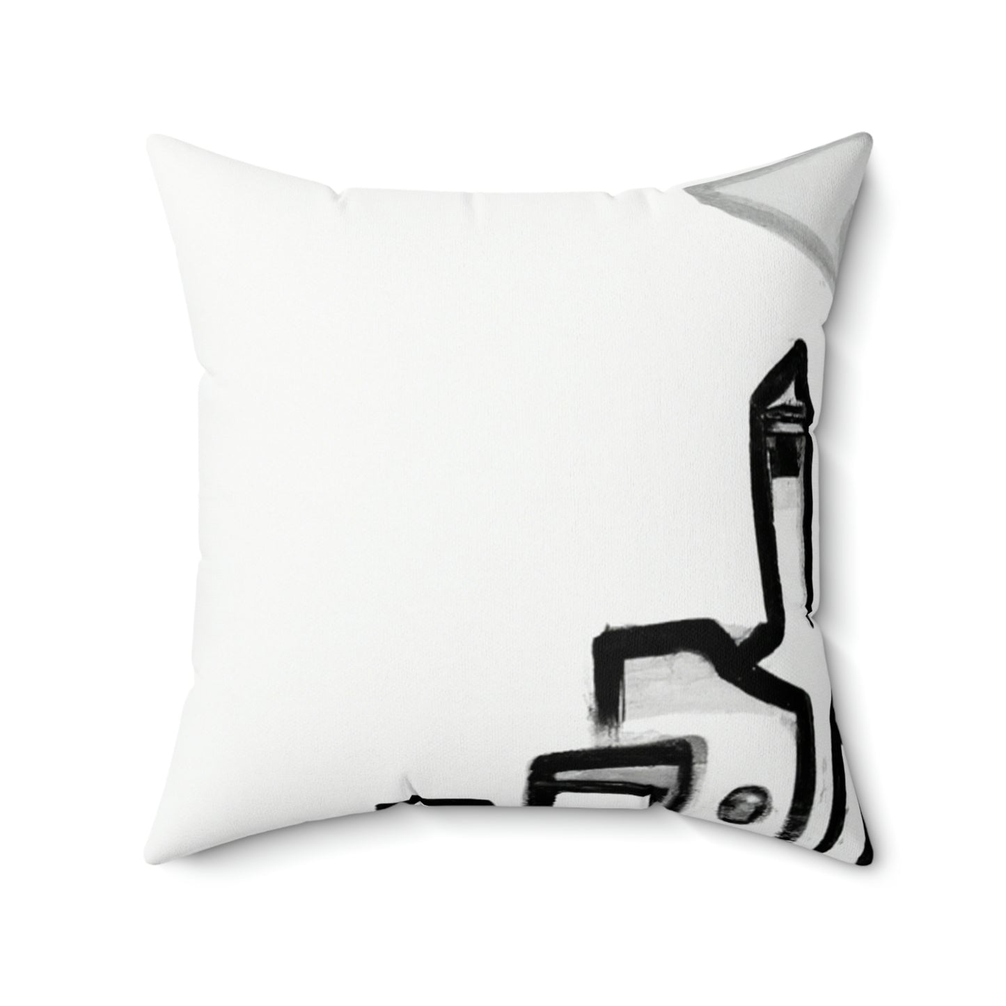 The City In The Mist - The Alien Square Pillow