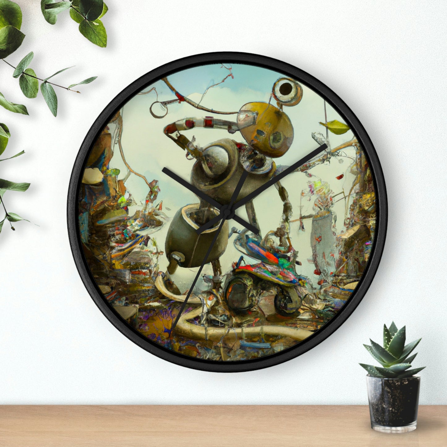 Robot Rejuvenates the Wilds - The Alien Wall Clock