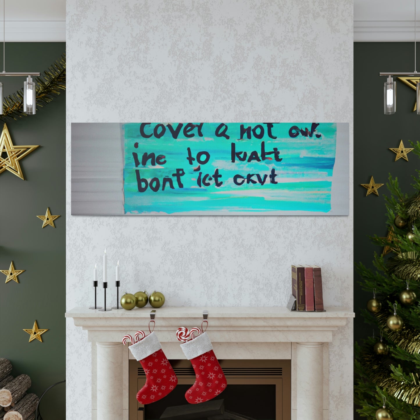 Paint the Words: An Artist's Quote Inspired Creation - Canvas