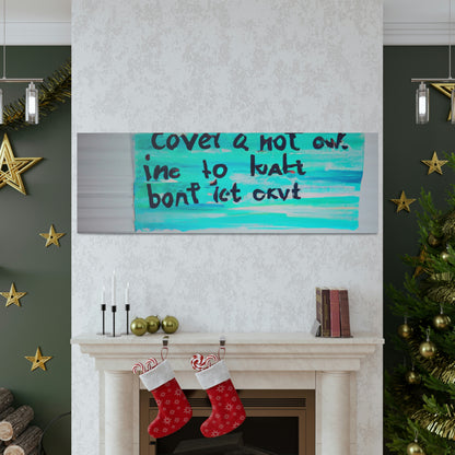 Paint the Words: An Artist's Quote Inspired Creation - Canvas