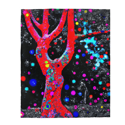 "The Enchanted Tree of Mystery" - The Alien Velveteen Plush Blanket