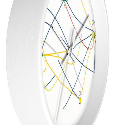 "Exploring the Dynamic Topology: Artful Visualization of a Network Structure." - The Alien Wall Clock