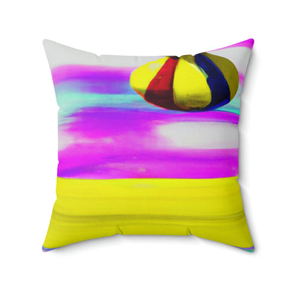 "Ein Gefängnis brillanter Farben" - Das Alien Square Pillow