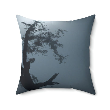 "A Shining Sentinel in the Mist” - The Alien Square Pillow