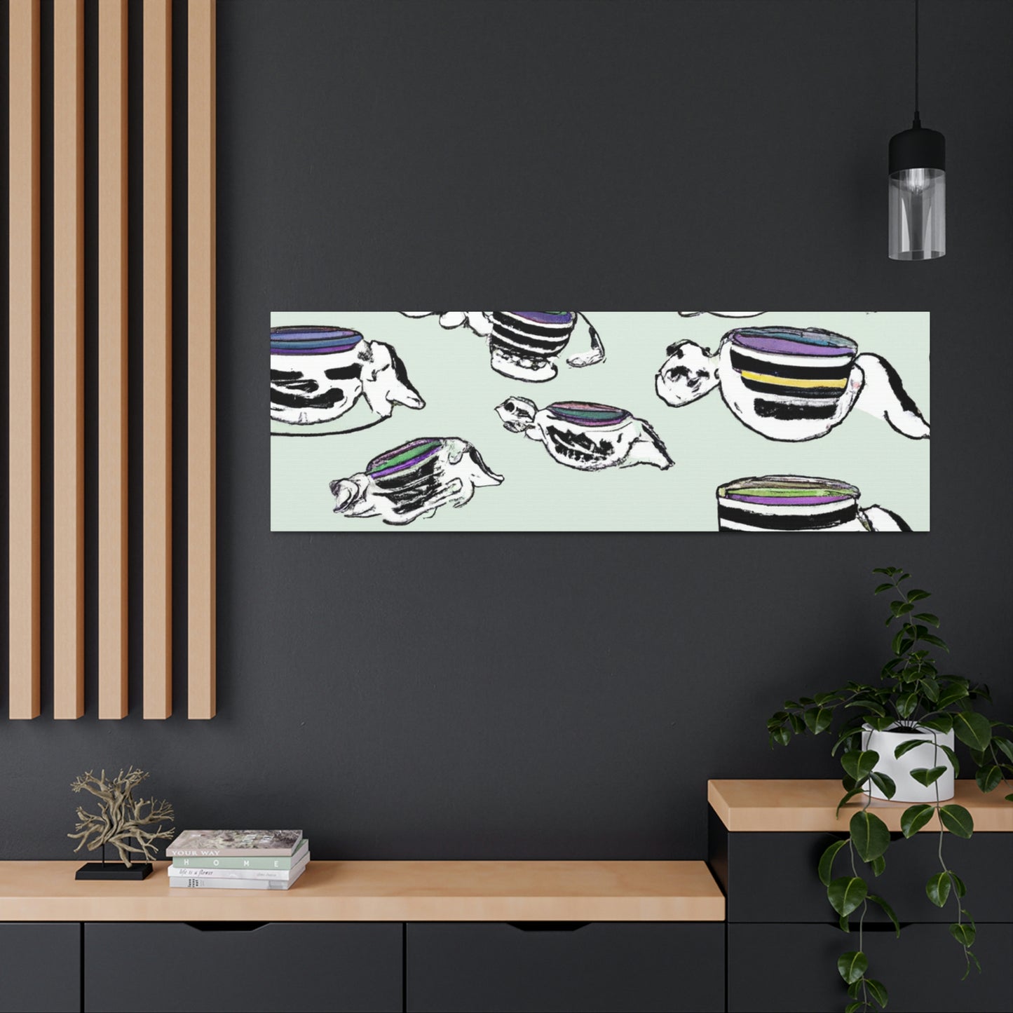 "Eine schnurrende, kostbare Teeparty-Parade" - The Alien Canva