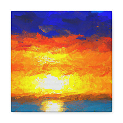 Sunrise Seascape Artist - Peter Ocean - Canvas