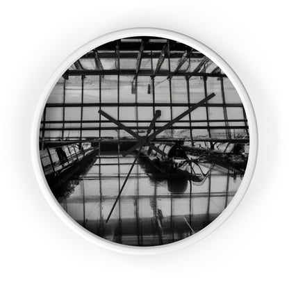 "The Ghosts at the Airport: Declining Passenger Flight." - The Alien Wall Clock