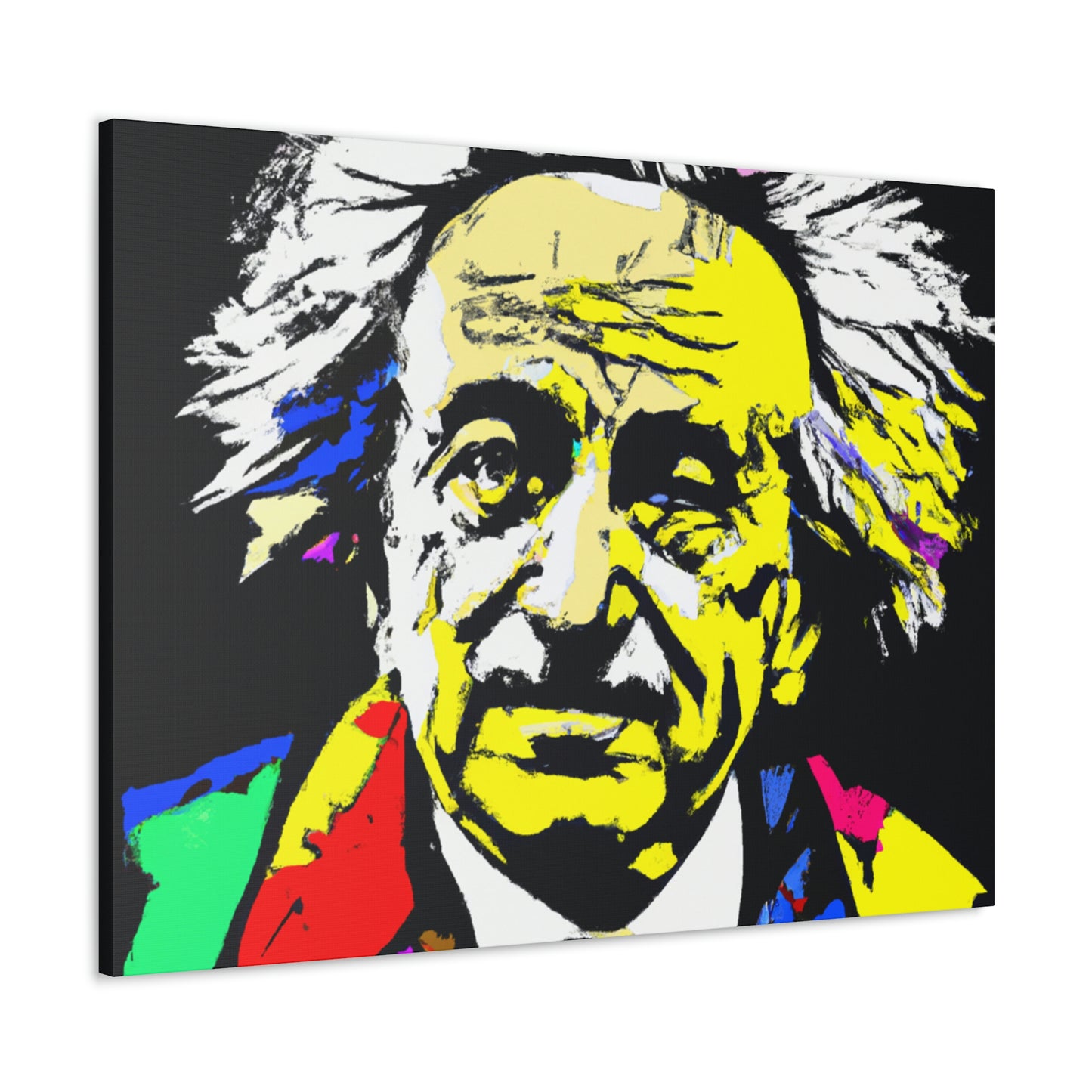 "Albert Einstein: Ein Pop-Art-Porträt" - The Alien Canva