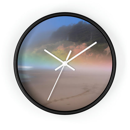 "A Painted Reflection of Solitude" - The Alien Wall Clock