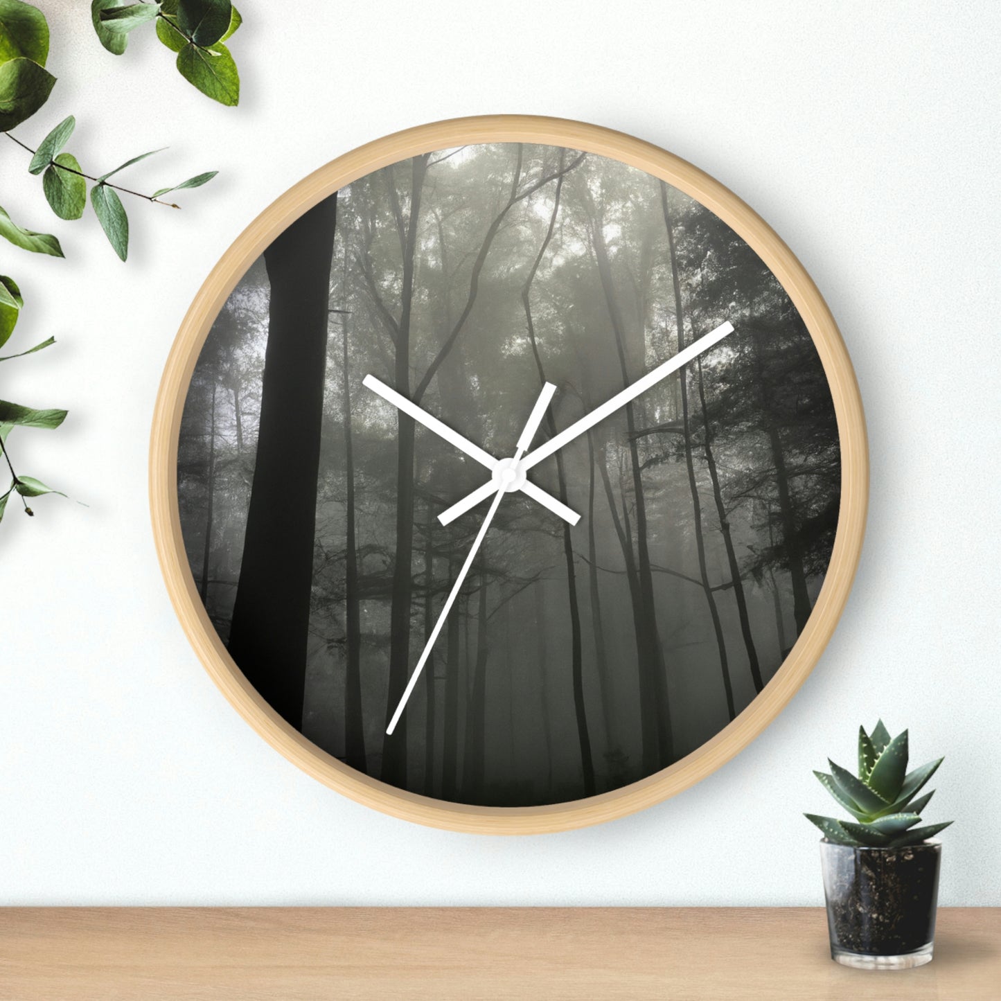 "The Silent Woods of Fog" - The Alien Wall Clock