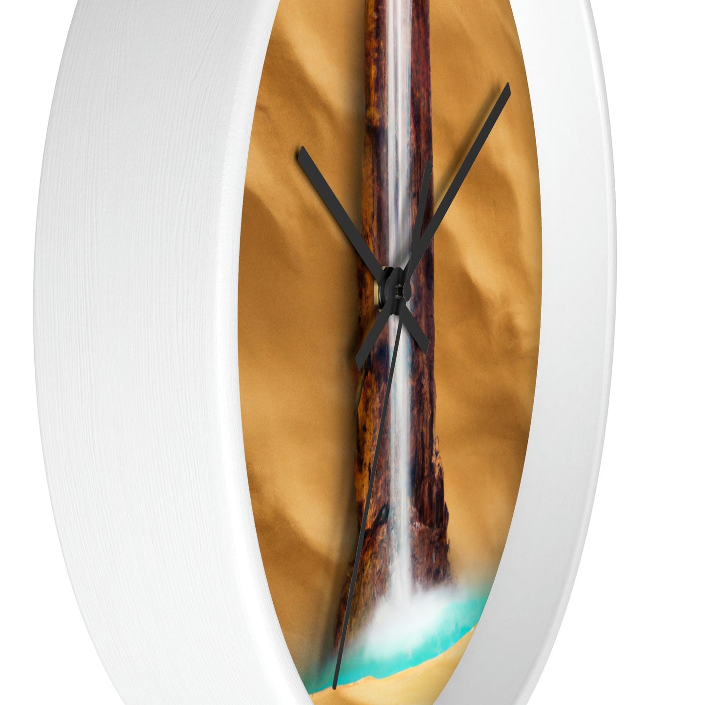 "Lonely Waterfall in a Desolate Desert" - The Alien Wall Clock