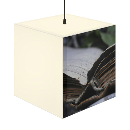 Unbeknownst to its readers, the book possesses magical powers.

"The Forgotten Tome of Magic" - The Alien Light Cube Lamp