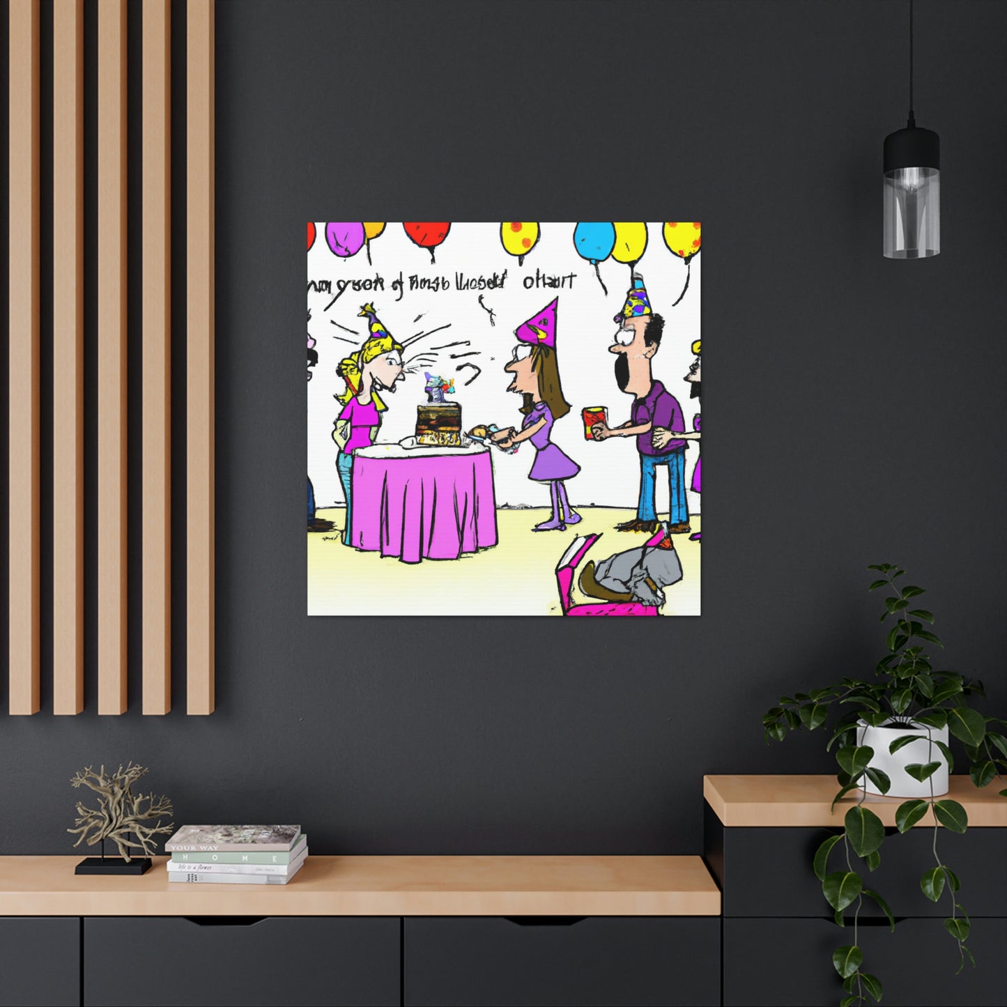 "The Chaos of a Surprise Birthday Party" - The Alien Canva