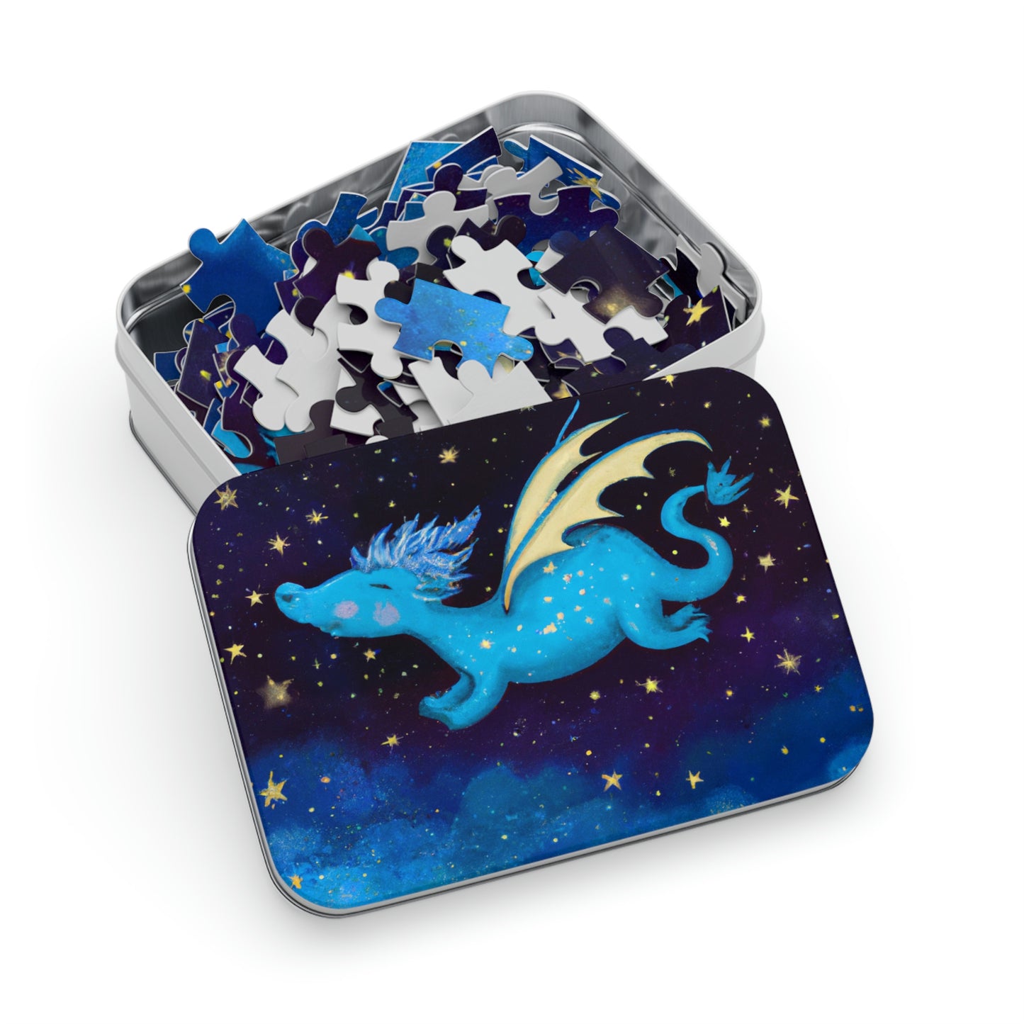 "Drifting Among the Stars: The Story of a Baby Dragon" - The Alien Jigsaw Puzzle