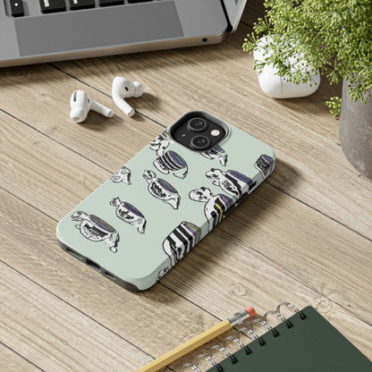 "Eine schnurrende, kostbare Teeparty-Parade" - Die Alien Tough Phone Cases