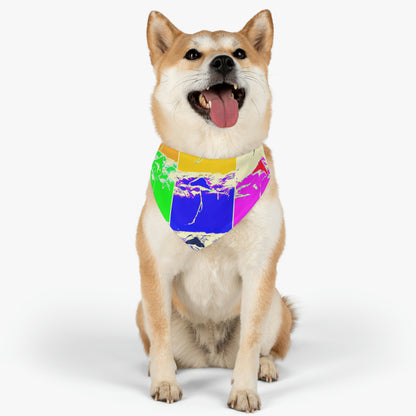 "Kites Aflatter in the Vibrant Sky" - Das Alien Pet Bandana Halsband