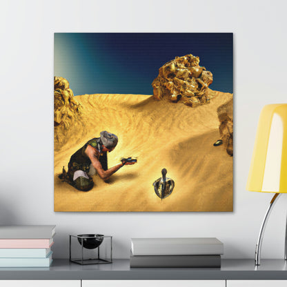 "Treasure Hunt in the Desert" - The Alien Canva