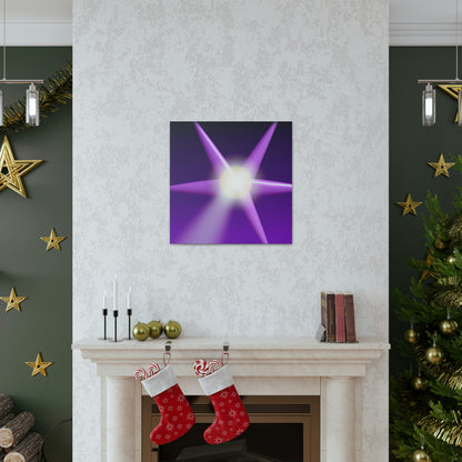 "The Mysterious Purple Star: A Celestial Prodigy" - The Alien Canva