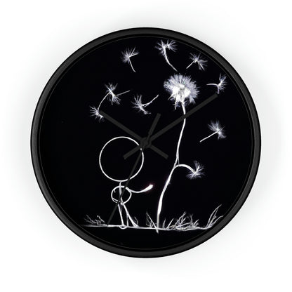 "A Dandelion Flicker in the Midnight Breeze" - The Alien Wall Clock