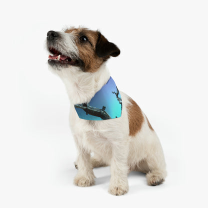 "Alone Against the Storm" - The Alien Pet Bandana Collar