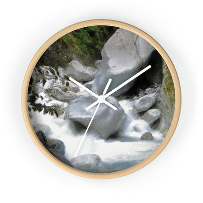 "Canyon Chaos: The Rockslide Race" - The Alien Wall Clock