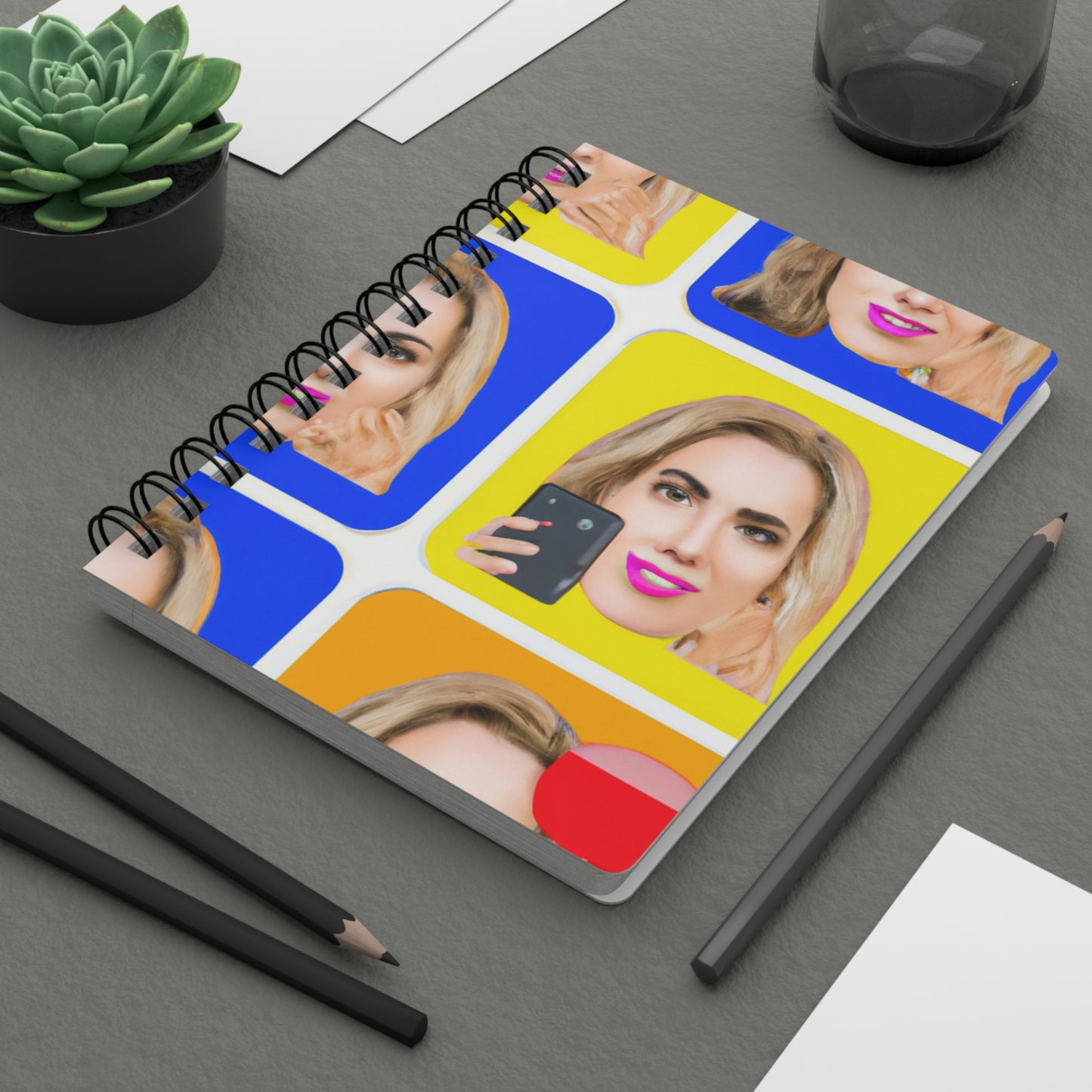 "Emoji-zing a una celebridad: un retrato de arte pop" - The Alien Spiral Bound Journal