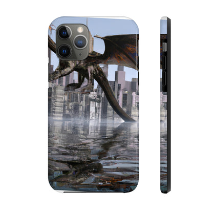 "Aufsteigend die Sintflut: Die hochfliegende Reise eines Drachen." - Die Alien Tough Phone Cases