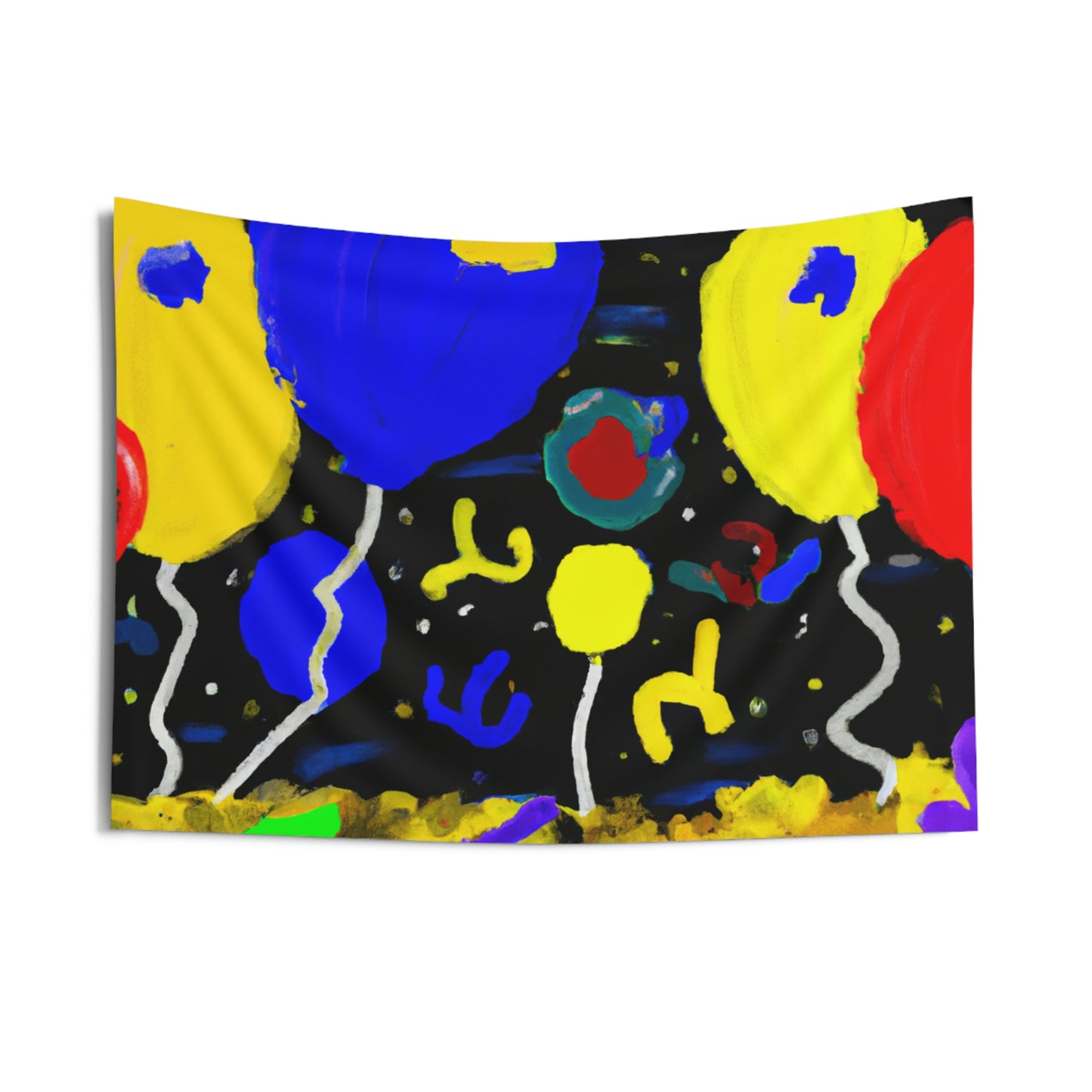 "A Starry Night Rainbow" - The Alien Wall Tapestries