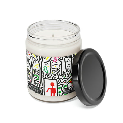 The Wild Child and the Secret Garden - Vela perfumada de soya, 9 oz - The Alien Candles