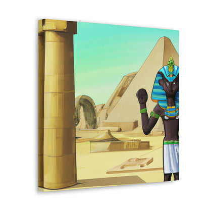 "Chrono-Clashing Pharaohs" - The Alien Canva