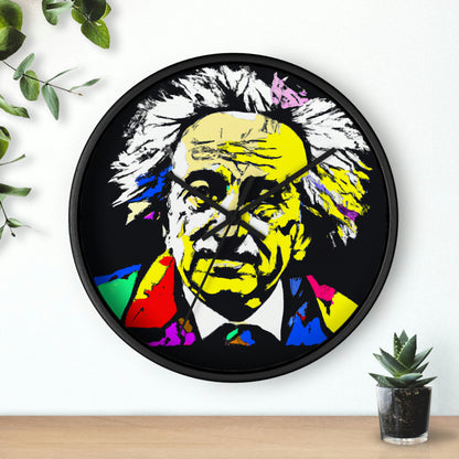 "Albert Einstein: A Pop Art Portrait" - The Alien Wall Clock