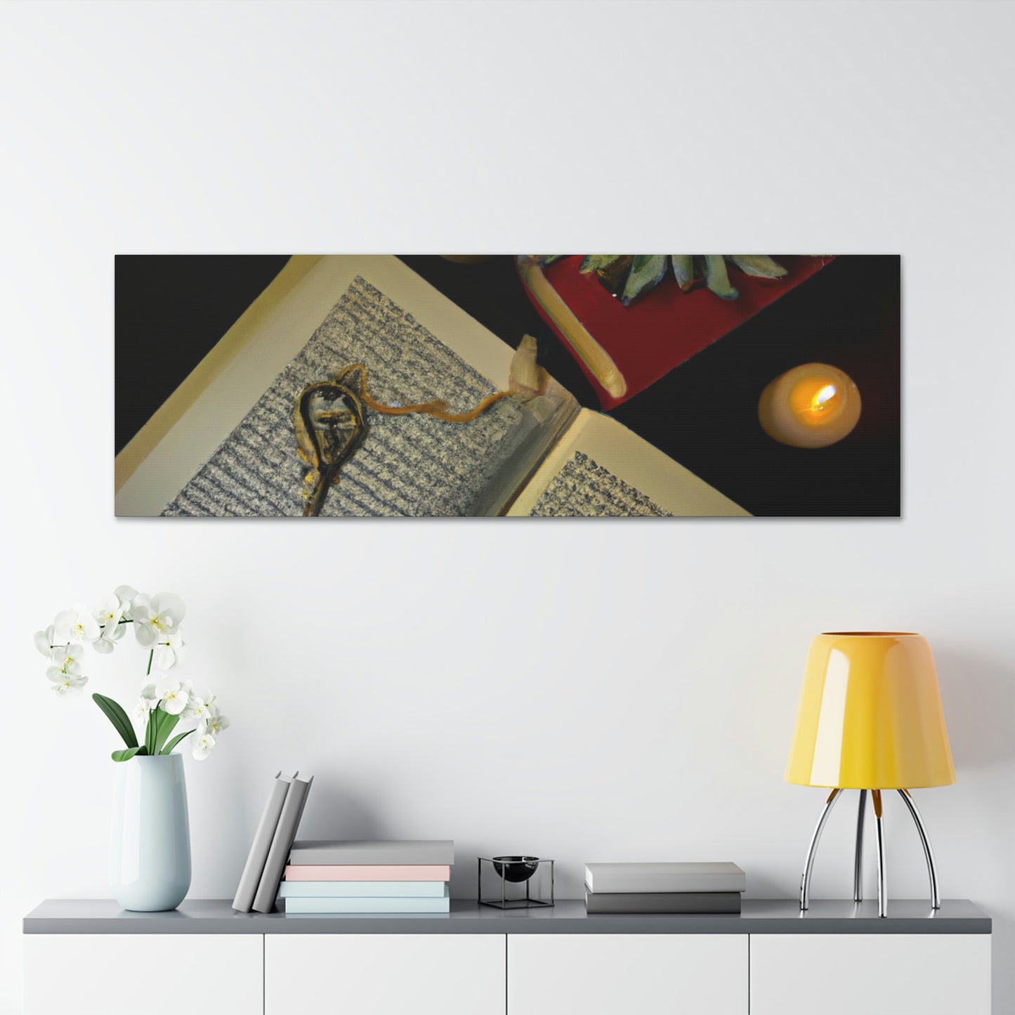 "Found Art: Exploring Classic Literature" - Canvas