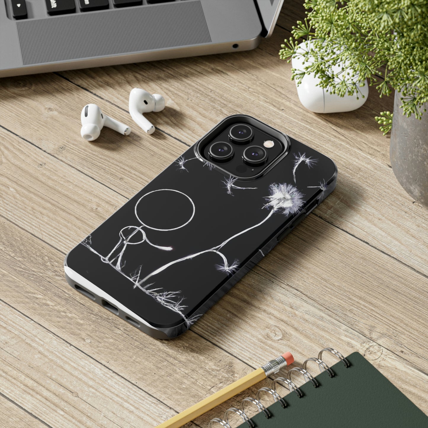 "A Dandelion Flicker in the Midnight Breeze" - The Alien Tough Phone Cases