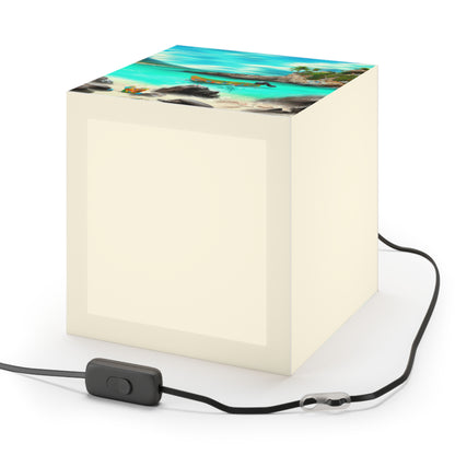 "Caribbean Fiesta on the Beach - A Digital Exploration of Mexican Culture" - The Alien Light Cube Lamp