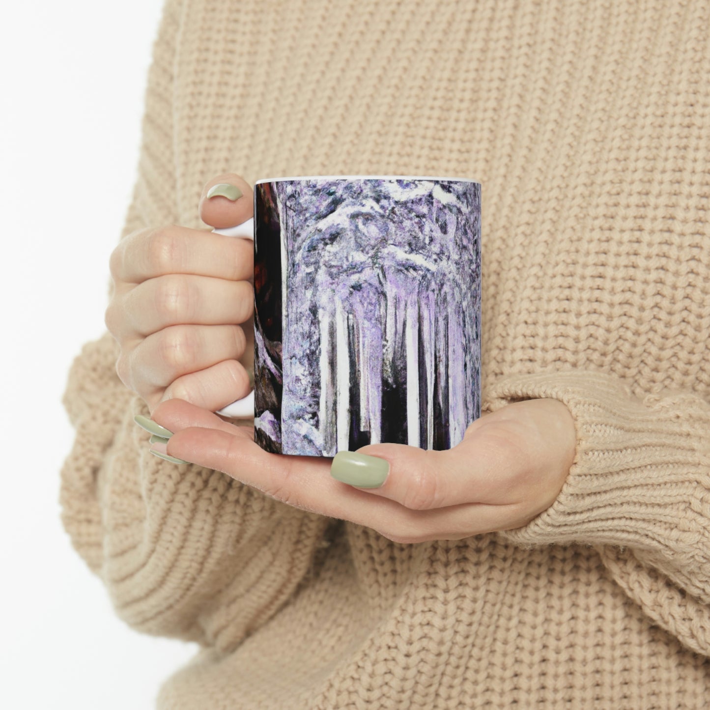 "Frost-Tipped Falls of Glistening Grief" - The Alien Ceramic Mug 11 oz