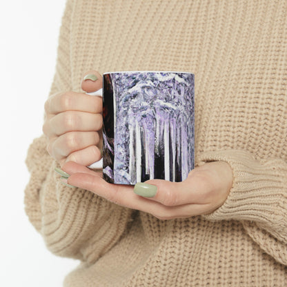 "Frost-Tipped Falls of Glistening Grief" - The Alien Ceramic Mug 11 oz