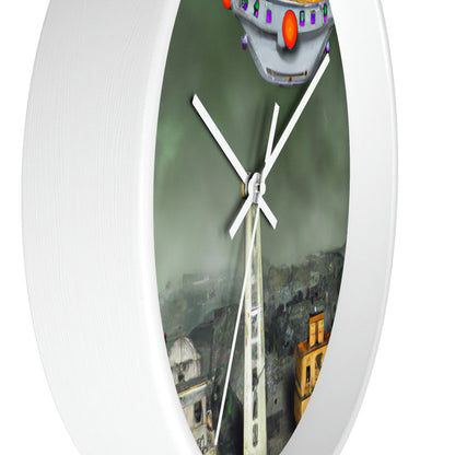 "Conundrum in the Ruins" - The Alien Wall Clock