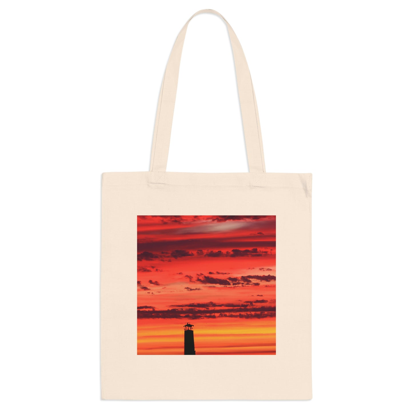 "Lonely Lighthouse on Fire" - The Alien Tote Bag