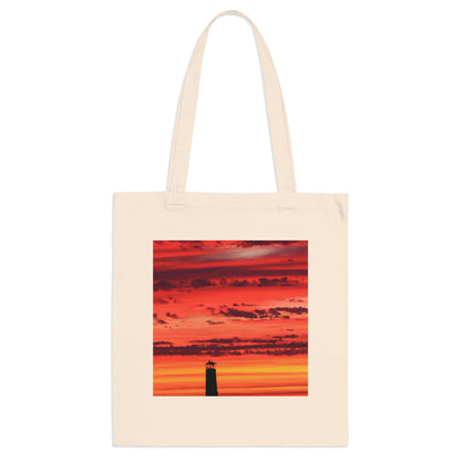 "Lonely Lighthouse on Fire" - The Alien Tote Bag