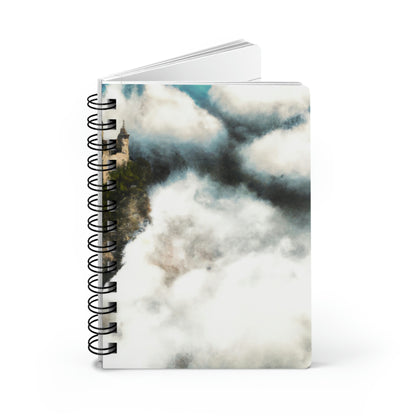 Mystic Castle in the Sky - The Alien Spiral Bound Journal