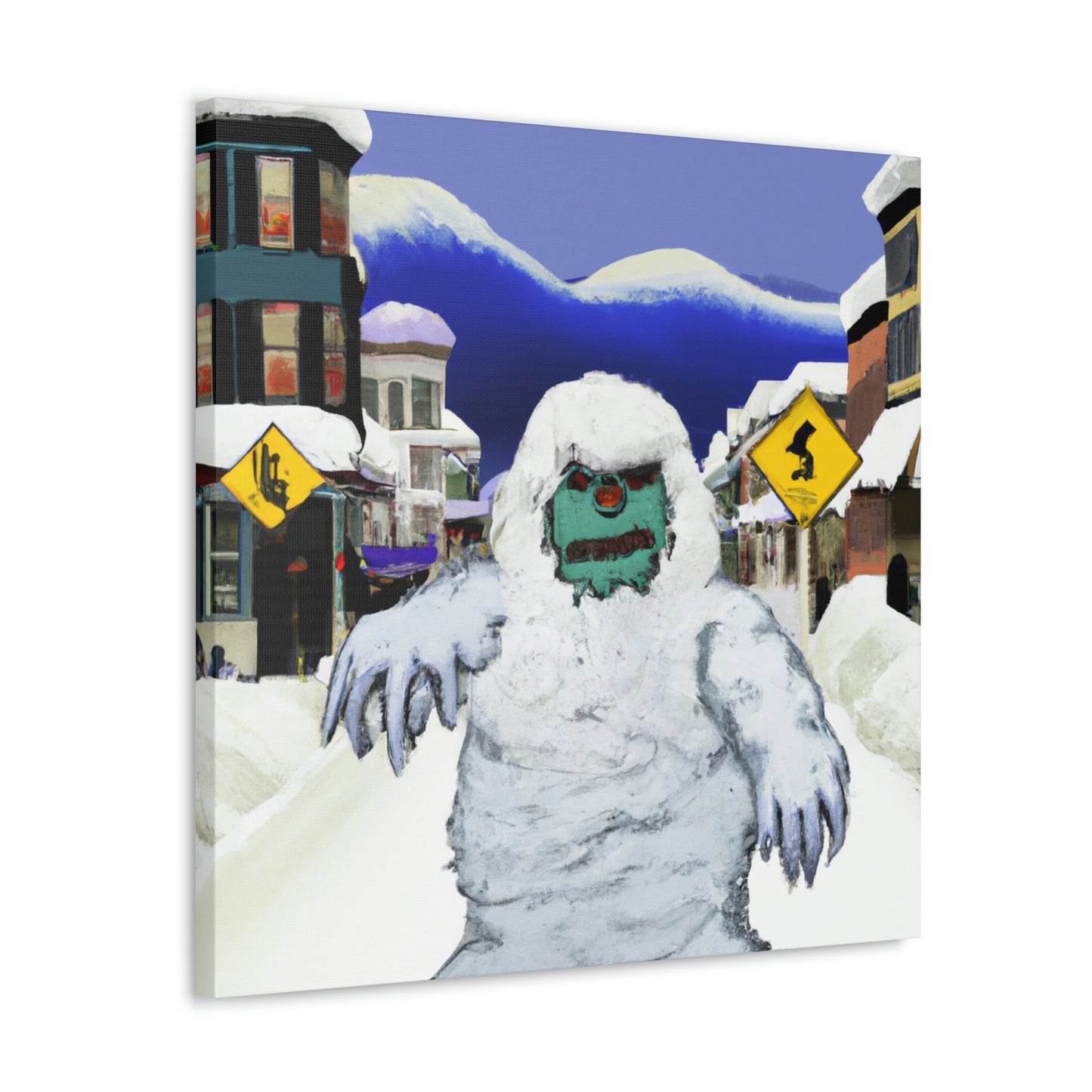 Frozen Terror: The Abominable Snowman's Reign - The Alien Canva