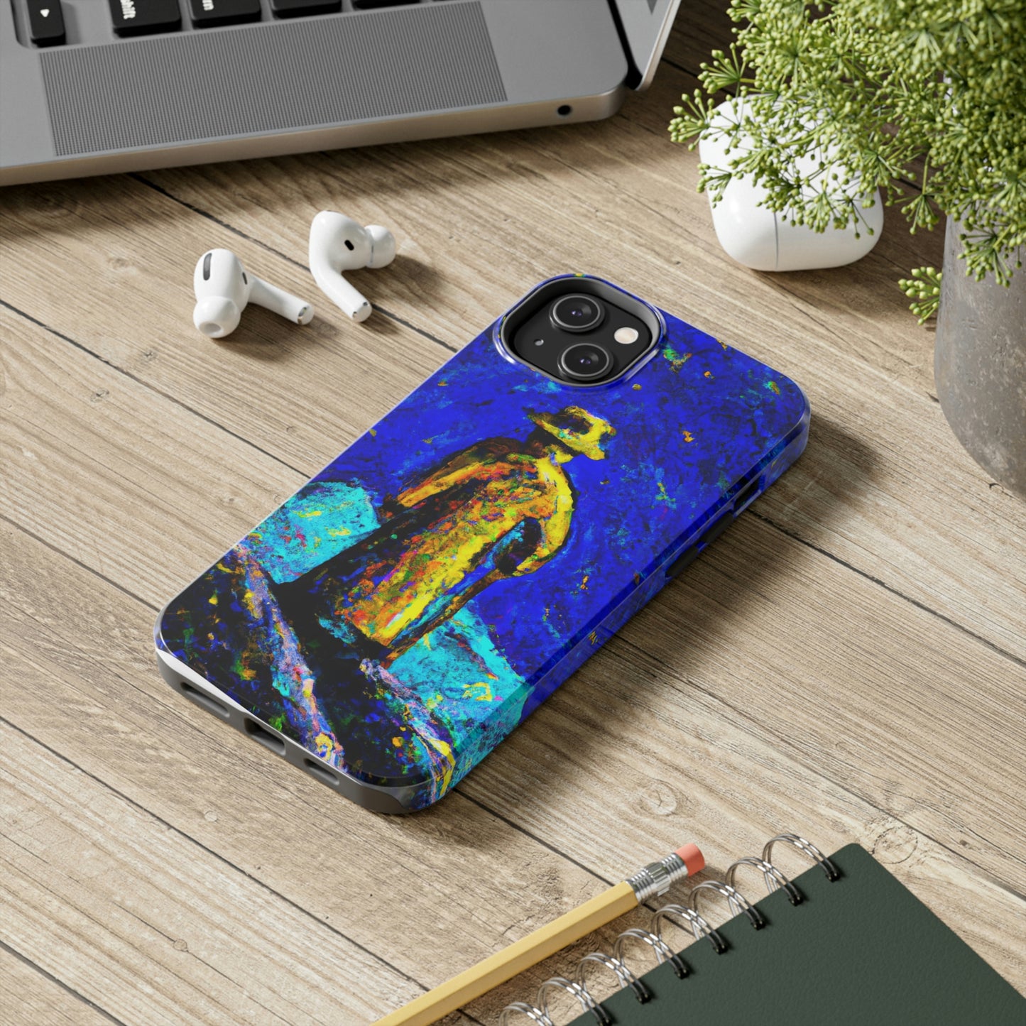 "Lone Mage on the Frozen Summit" - The Alien Tough Phone Cases